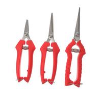 TOYANDONA 1 Jeu Ciseaux De Jardinage Sécateurs Inoxydable Avec Mécanisme De Sécurité Outils Pour Petites Plantes Et Bonsai Lot Moyen Petit Et Mini 3 Pièces