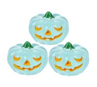 TOYANDONA 1 Jeu Citrouilles Artificielles Lumineuses Pour Décoration Halloween Accessoires De Fête Intérieure Et Extérieure Citrouilles Plastique Pour Décorer Votre Maison Pour 3 Pièces
