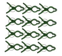 TOYANDONA 1 Jeu Clips De Fixation pour Plantes Lot de Clips Plastique Verts pour pour Tiges Et Fleurs Supports Stables Et Pratiques pour Aménagement 25 Pièces