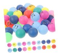 TOYANDONA 1 Jeu De Boules De Tirage Numériques Boules De Bingo De Tombola Boules De Jeu Boules Colorées Boules Numérotées pour Tirages Boules avec Numéros Boules De Loto