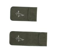 TOYANDONA 1 Jeu De Rangement pour Ongles Au Sol Camping Essentials Équipement De Camping Léger Chevilles Enjeux À Cheville Poche pour Piquets De Tente Polyester Vert Foncé 2 Pièces