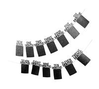 TOYANDONA 1 Jeu Décoration De Fête D'anniversaire Bannière Bébé 1er Anniversaire Décoration De Gâteau Bannière De Photographie Danniversaire De Bébé Cadre D'affichage Papier Ménage