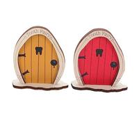 TOYANDONA 1 Jeu Décoration De Porte De Fée Ensemble pour Jardin Et Intérieur Accessoires De Décoration Miniature avec Et Détails Réalistes pour Créer Une Ambiance 2 Pièces