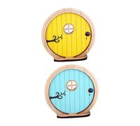 TOYANDONA 1 Jeu Décorations De Jardin Fées Ornements De Fées Extérieur pour Portes De Jardins Accessoires D'Intérieur Porte De Fée Ornements De Jardin Miniatures Décorations De 2 pièces