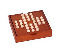 TOYANDONA 1 Jeu Jeu d'échecs Noble Unique Jeu de Perles de société pour Enfants Jeu de Plateau Familial Jeux Famille Jeu de Billes en Bois conteneur de Stockage d'échecs