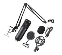 TOYANDONA 1 Jeu Microphone Micro Pro Oud Instrument podmic podcasting Micro de Jeu à condensateur Micro pour Ordinateur Portable Micro USB Micro pour Le Streaming Alliage d'aluminium Black