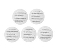 TOYANDONA 1 Jeu Patch Imperméable pour Réparation Extérieure Autocollant Crevaison Gonflable Jouets pour Bébé Patch De Réparation pour Anneaux Cassés Fuite d'air 5 pièces