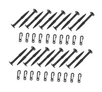 TOYANDONA 1 Jeu Piquets De Tente Plastique pour Camping Ensemble De À Terre avec Clips Accessoires Extérieurs Résistants Aux Intempéries pour Jardinage Et Décoration du Jardin 20 Pièces