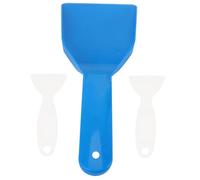 TOYANDONA 1 Jeu Spatule De Décongélation Glace Scoop Nettoyeur De Réfrigérateur Pelle Inoxydable Outil De Déglaçage Outil De Dégivrage Dégivreur pour Congélateur PP Bleu 3 Pièces