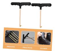 TOYANDONA 1 Jeu Tendeurs De Lacets Portables Et Robustes Outil De Serrage pour Lacets De Chaussures De Hockey Et Patins À roulettes Poignée Ergonomique Incurvée pour Maintien 10 Pièces