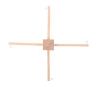 TOYANDONA 1 Kit de support pour mobile bébé à monter soi-même : support en bois pour mobile - à suspendre pour carillon à vent de lit bébé, accessoires pour jouets et allaitement