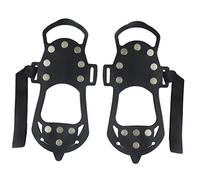 TOYANDONA 1 Paire Crampons Antidérapants pour Chaussures de Protège Chaussures avec Pointes Acier pour Alpinisme et Activités de Plein Air Accessoire de Traction