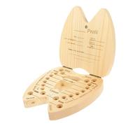 TOYANDONA 1 PC Boîte De Conservation Des Dents De Bébé Pour Enfants Français Autocollants Pour Ustensiles De Cuisine Autocollants Pour Tapis Support Pour Tiroir Autocollants Doublure