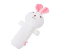 TOYANDONA 1 Pc faire sonner la cloche bebe agréable pour bébé de hochet de main de bébé en peluche de dessin animé jolie peluche tissu de velours de cristal rouge