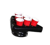 TOYANDONA 1 Pc Plateau de Chapeau de Coup d'air Jeu de balles de Pong Porte Chapeau Gonflable Eau-Pong Jeu de Cup Plateau de de d'halloween à Gonflable