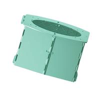 TOYANDONA 1 Pc Toilettes Pliantes Escabeau De Pot De Toilette Siège Pot Voiture Urgence Doublures Toilettes Portables Escamotables Toilette Portative Extérieure Toilette Pliable Pp Green