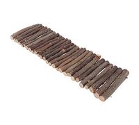 TOYANDONA 1 Pièce Clôture en Bois Enrichissement Hamster De Clôture Barrière Naturel Animal De Compagnie Enregistrer Enceinte Lumière Clôture pour Hamsters Light Brown