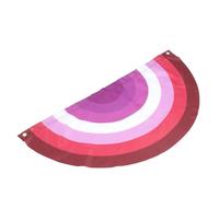 TOYANDONA 1 Pièce Drapeau arc-en-ciel pending drapeau décor drapeau de homosexuelle Lesbienne fanions bannière drapeaux bannière en plein air Tissu polyester Rosy