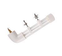 TOYANDONA 1 Pièce Fontaine à Perroquet Abreuvoir pour Oiseaux Boire Distributeur d'eau d'oiseaux Perruche Alimentation Buveur en Buvant Volaille Étiquette Perroquets Mangeoire Petit Blanche
