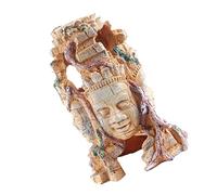 TOYANDONA 1 Pièce Ornement Aquatique Décoratif Décoration de Paysage pour Aquarium avec Bouddha à Quatre Visages Accessoire de Poisson pour Aquarium Eau Douce et