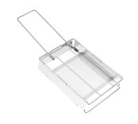 TOYANDONA 1 pièce Rack de Barbecue Compact Acier Inoxydable Support de Saucisses Pliable Pratique et Durable pour Grillades à