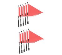 TOYANDONA 10 Ensembles Drapeaux pour Vélo de Drapeaux Publicitaires pour Guidon Accessoires pour Garçon Fille Décoration de Cyclisme