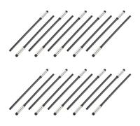 TOYANDONA 10 paires de coussinets d'oreilles pour lunettes - Embouts de branches en métal antidérapants - Coussinets confortables pour lunettes de soleil - Noir