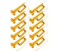 TOYANDONA 10 Pcs Trompettes en Plastique Trompettes Musicales Fabricants de Bruit de Trompette Acclamant des Jouets pour Les Accessoires de Performance des Enfants pour Enfants