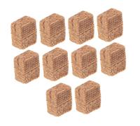 TOYANDONA 10 Pièces Allume-feu Cubes Ignition Rapide Portable pour Barbecue Extérieur Camping Cheminée