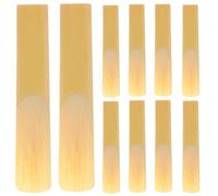 TOYANDONA 10 Pièces Anches de Clarinette de Remplacement 2.0 pour | Lot de Dix, Emballage Individuel, Matériau , Couleur Or, Installation Facile, Transport Pratique