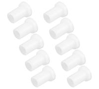 TOYANDONA 10 Pièces Bague de Pivot en Plastique Blanc pour Charnière de Porte de Réfrigérateur et Congélateur, Design à Trou Traversant, Réduit les Vibrations, Assure un Fonctionnement