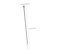 TOYANDONA 10 pièces Bâtonnets de Mélange Acier Inoxydable Touillettes Longues pour Cocktail et Café Agitateur Réutilisable Résistant Corrosion Adaptés pour Bar et Boissons Réutilisable