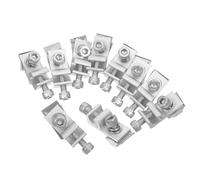 TOYANDONA 10 Pièces Bloc Parafoudre Accessoire de Protection Contre Décharges Électriques pour Support Photovoltaïque Matériau Durable et Résistant Compatible avec Installations Solaires
