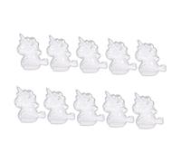 TOYANDONA 10 pièces Boîtes à Dragées Transparentes Légeres pour Fêtes Contenants Originaux pour Friandises et Petits Cadeaux Décorations pour Shower et Anniversaires