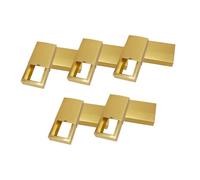 TOYANDONA 10 pièces Boîtes Emballage Cadeaux Multi-fonctions Boîtes Décoratives Rectangulaires avec Ouverture Tiroir pour Bijoux et Petits Objets Finition Mate Or Dimensions