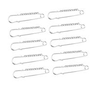 TOYANDONA 10 pièces Broches Épingles Blanches Chic pour Pulls et Vêtements Femme Accessoires Élégants Décoratifs pour Écharpes et Robes 10pcs