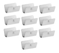 TOYANDONA 10 pièces Clips de Fixation Déflecteur Vent Métal pour Pare-brise Voiture Résistants et Sécurisés Accessoires Protection Pluie et Vent pour Automobiles