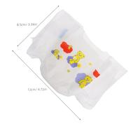 TOYANDONA 10 Pièces Couches pour Poupée Réalistes et Réutilisables Accessoires Miniatures Adaptés à Plusieurs Légères et Portables pour Jeux Dimitation et Rôle des Garçon Fille