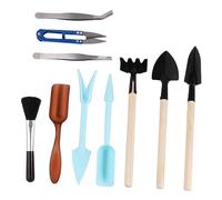 TOYANDONA 10 Pièces Ensemble d'outils de Jardin Jardinage Outil de Plantation Outils de Plantes Petits Outils de Jardin Mini-Pelle Petite Pelle de Jardin Mini Outil de Jardin Bleu