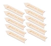 TOYANDONA 10 Pièces Étiquettes de Jardin pour Plantes et Marqueurs Écrits pour Pots Intérieurs et Extérieurs Panneaux pour Jardin de Légumes et Fleurs Accessoires Décoratifs Durable