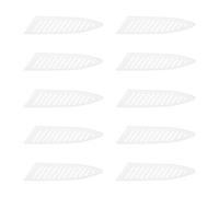 TOYANDONA 10 Pièces Housse de Protection en Plastique Blanc pour Cutter et Ciseaux, Manchon Protecteur Polyvalent pour Usage Cuisine et Voyage