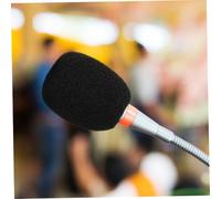 TOYANDONA 10 Pièces Housses Mousse pour Microphone à Main Pare Brise Antivents Protection Ajustée pour Micros Casque et Lavalier de Bruit pour Studio Scène et Usage Professionnel