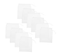 TOYANDONA 10 Pièces Lot de Filtre Nylon Mesh Réutilisables Sacs de Filtration Polyvalents pour Lait de Noix Jus de Soja Yaourt et Filtration Aquarium