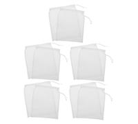 TOYANDONA 10 Pièces Lot de Maille Nylon Mesh pour Filtration Alimentaire et Aquariophilie Filtre à Lait de Noix et Jus Résistant et Polyvalent pour Cuisine et Aquarium