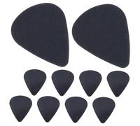 TOYANDONA 10 pièces Médiators de Guitare Celluloïd Noir pour Guitares Électriques Acoustiques et Basses Idéaux pour Débutants et Studio ou Concert