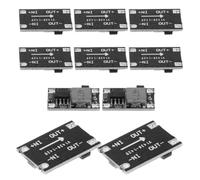 TOYANDONA 10 Pièces Module Abaisseur 3a, Régulateur de Tension Ajustable, Carte de Module Mini Buck, Convertisseur -, Métal Noir, pour Prototypage et Réparations