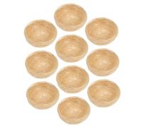 TOYANDONA 10 Pièces Nid Oiseau Artificiel Jute Décoration pour et Événements Festifs Simulations de Nichoir pour Pâques Mariages et