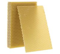 TOYANDONA 10 Pièces Plaques De Cire Gaufrée pour Cadres De Ruche Équipement Apiculture Cire Abeille Naturelle pour Nid Abeille