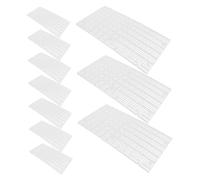 TOYANDONA 10 Pièces Plaques de Filtration Aquarium Grille Plastique Découpable pour Séparation Poissons Gestion Flux Eau et Amélioration Qualité Séparateurs Ajustables pour Bassins et