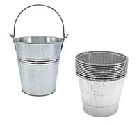TOYANDONA 10 pièces Seau à Graisse pour Barbecue avec Doublures Jetables Accessoire Pratique pour Nettoyage Facile et Entretien Grill
